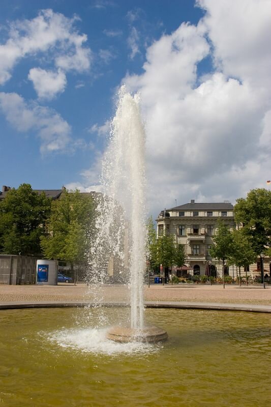 ein Brunnen in der Potsdamer Innenstadt