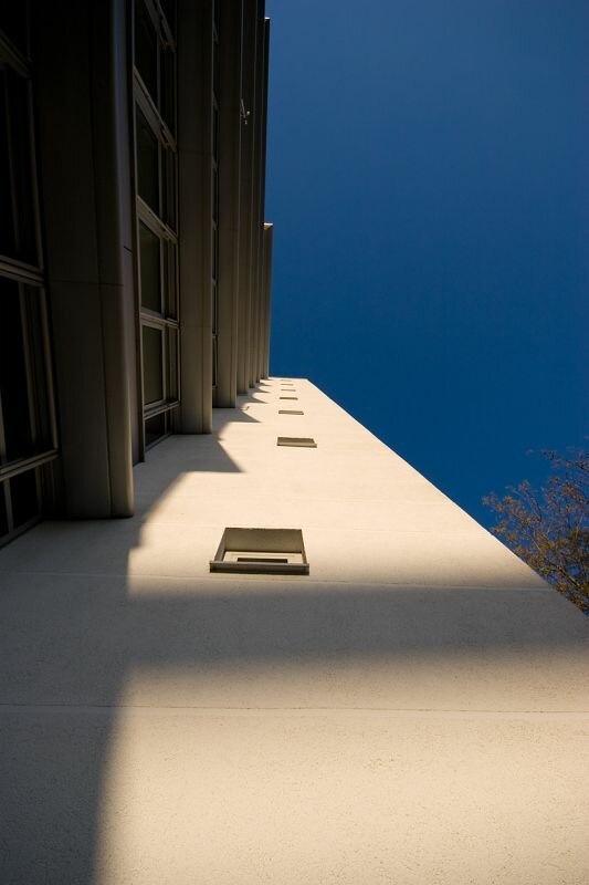 Bürogebäude Ansicht von unten