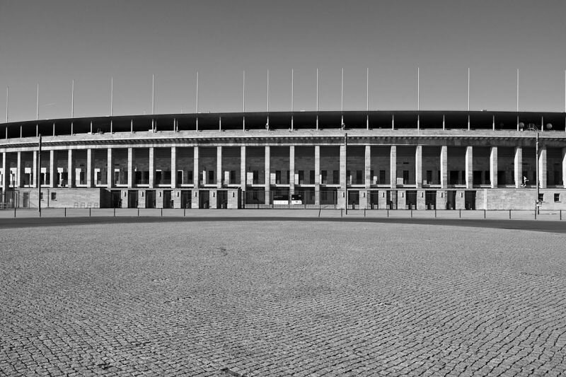 Seiteneingang Olympiastadion Berlin