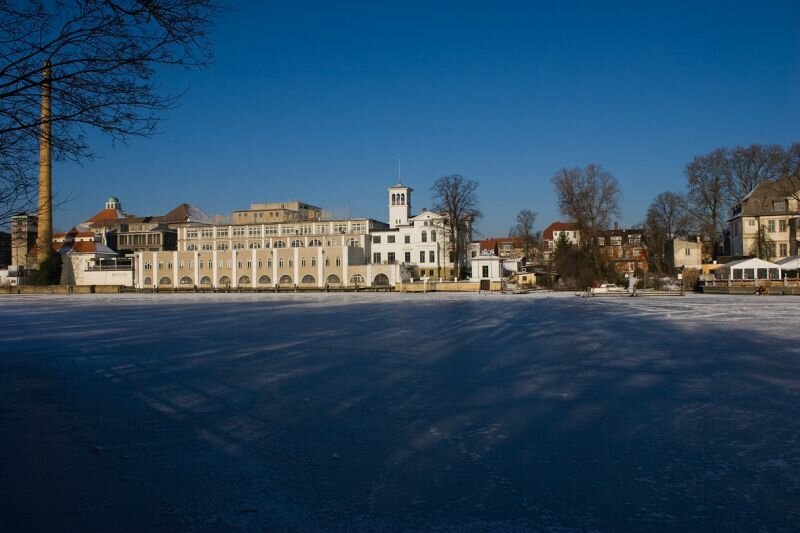 Die Brauerei in Friedrichshagen im Winter