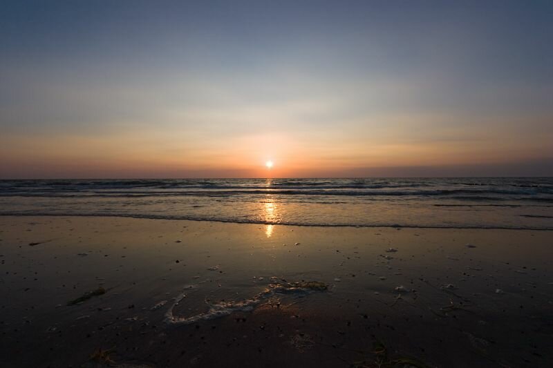 Sonnenuntergang am Meer