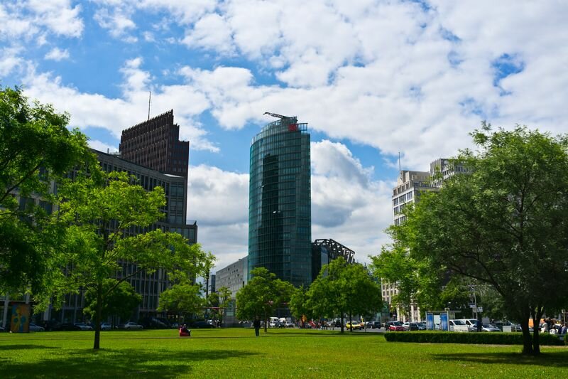 Berlin Potsdamer Platz im Sommer