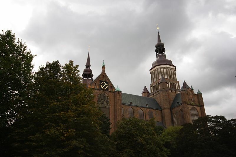 eine Kirche in Stralsund