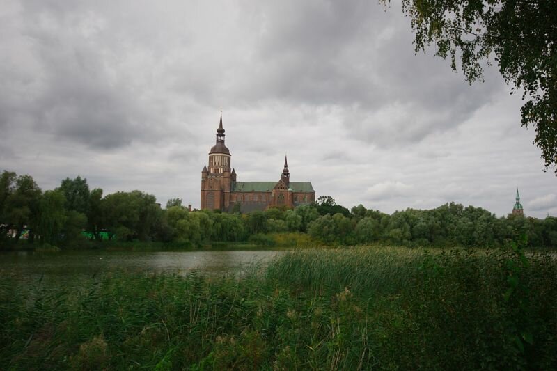 eine Kirche in Stralsund