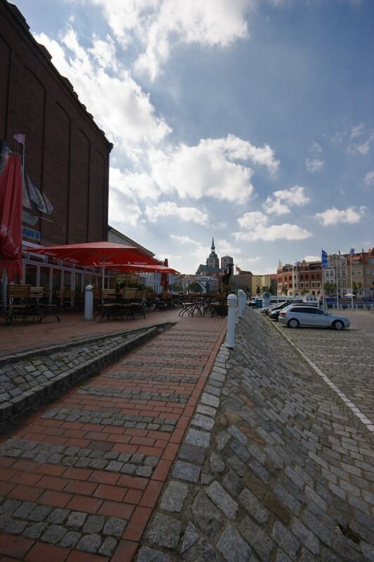 am Stralsunder Hafen