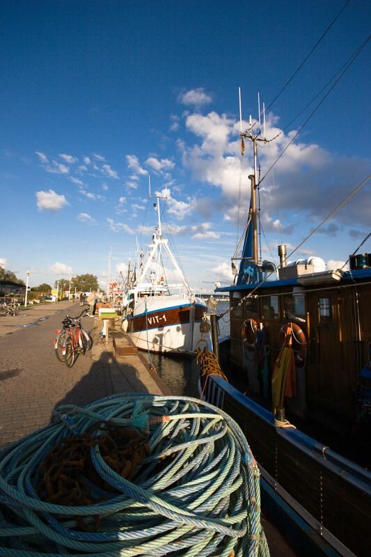 Fischerboote im Hafen