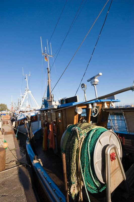 Fischerboote im Hafen