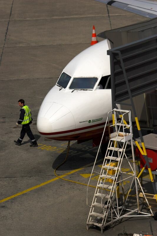 Die Nase einer Air Berlin