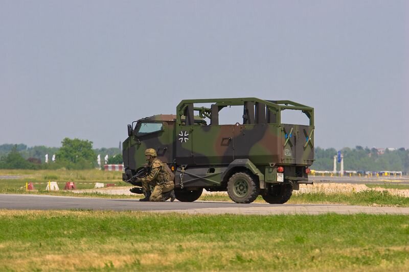 Militärtransporter der Bundeswehr