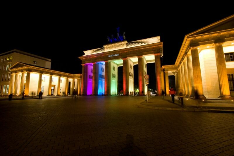 Brandenburger Tor beim "Festival of Lights 2008"