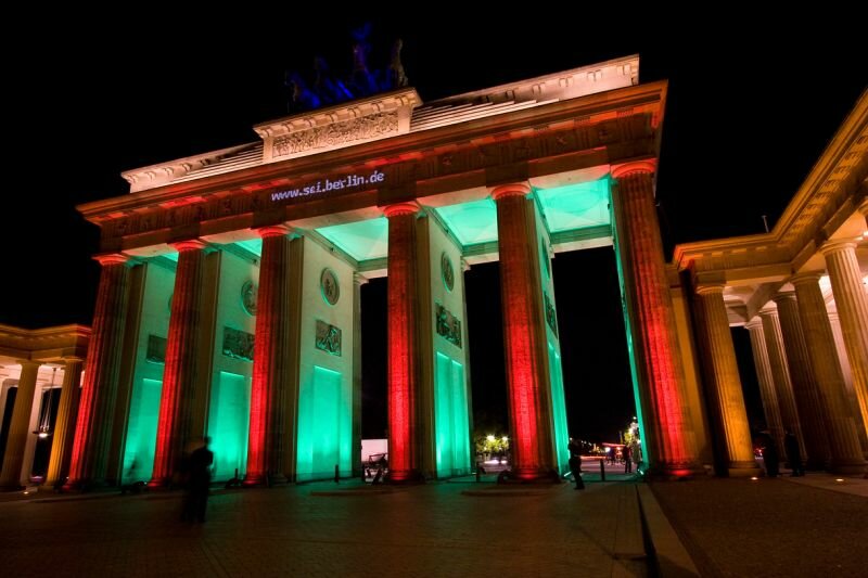 Brandenburger Tor beim "Festival of Lights 2008"