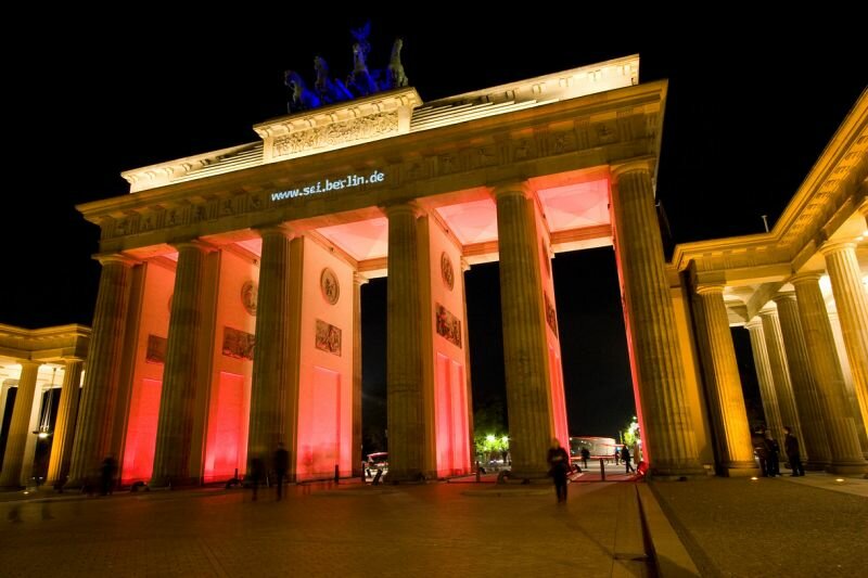 Brandenburger Tor beim "Festival of Lights 2008"