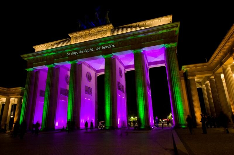 Brandenburger Tor beim "Festival of Lights 2008"