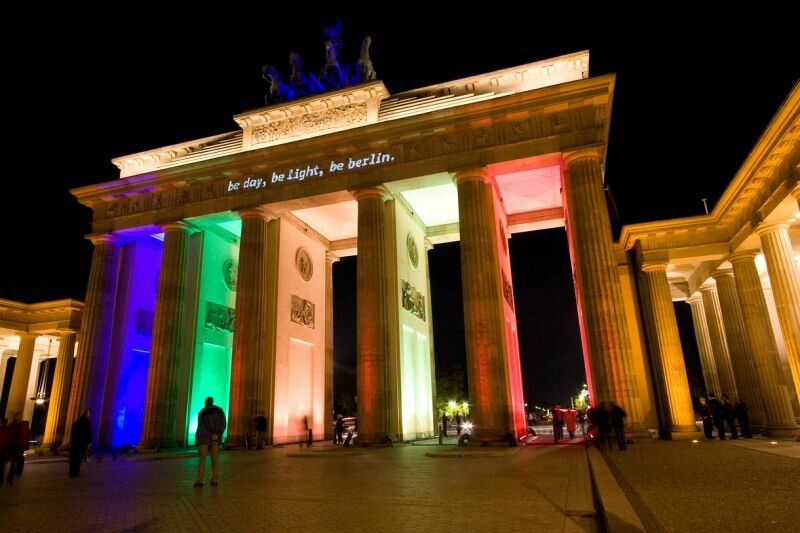 Brandenburger Tor beim "Festival of Lights 2008"